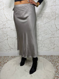 Falda satinada