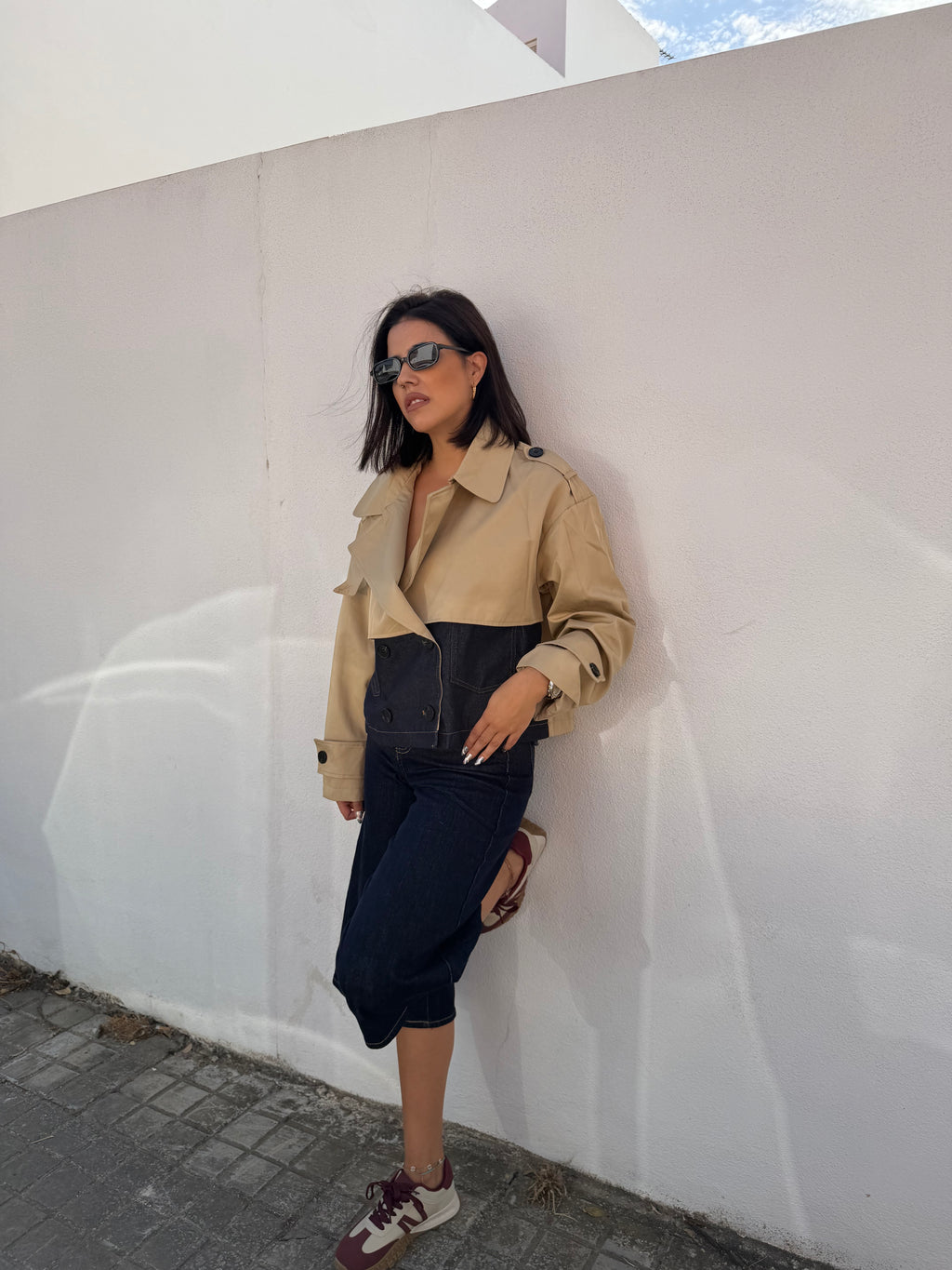 Chaqueta bicolor