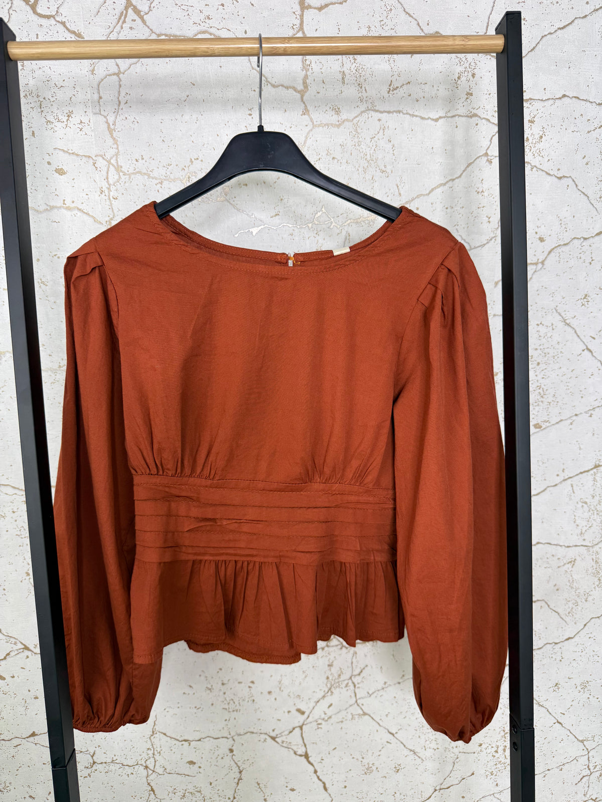 Blusa pliegue
