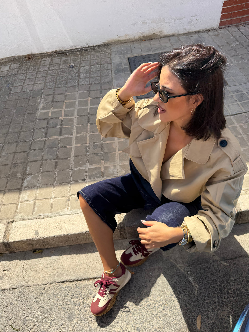 Chaqueta bicolor
