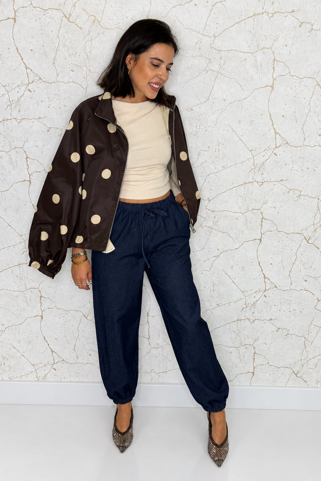 Chaqueta Lunares